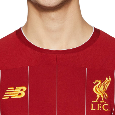 New Balance Liverpool FC Adult 2019 20 SS Home Shirt Soccer Jersey Men’s Red