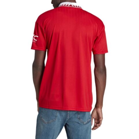 Adidas logo-print polo shirt