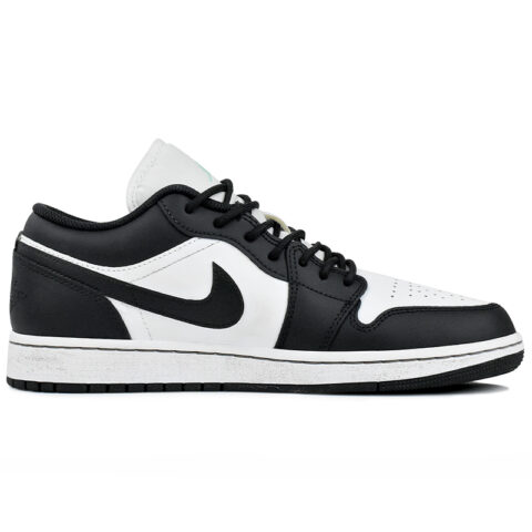 Jordan Air Jordan 1 Abrasion Resistant Low top Vintage Basketball Shoes Men’s Black White
