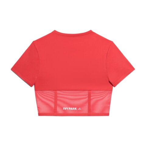 Adidas Ivy Park Corset Crop Top Real Coral