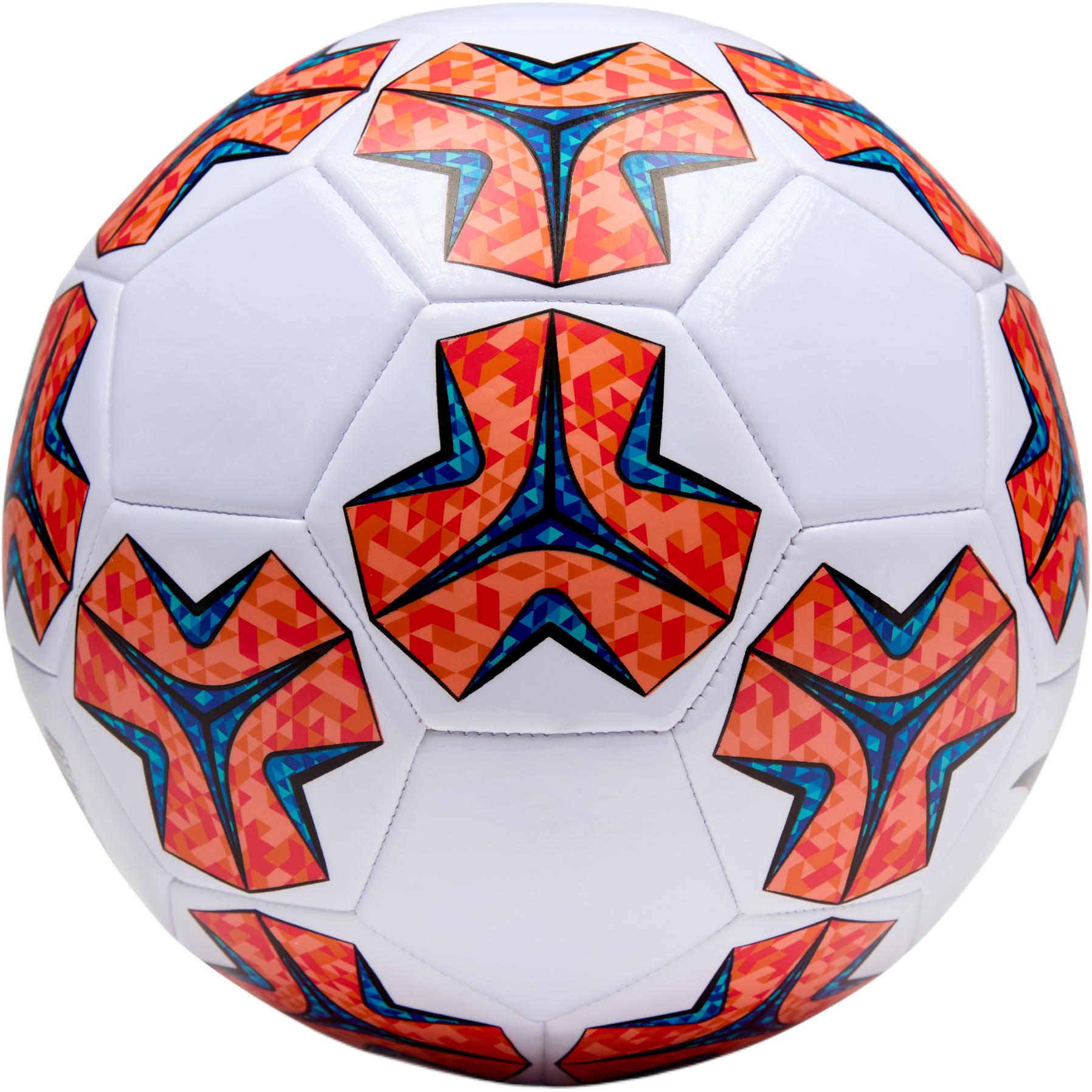Anta Size 5 Machine Stitched Ball PVC Orange Soccer Ball Unisex