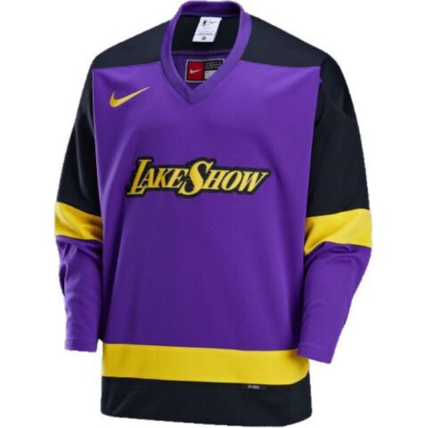 Nike Los Angeles Lakers City Edition Men's Nike Nba Hockey Jersey