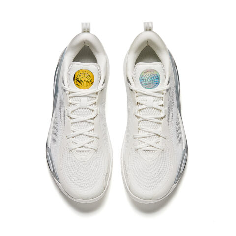 Anta Cushioning Slip Resistant Low top Basketball Shoes Men’s Papyrus White