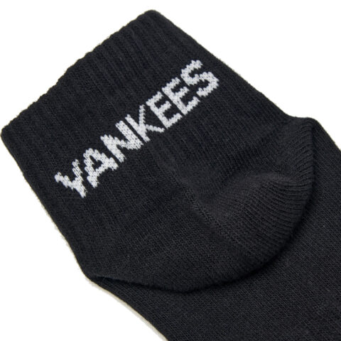 MLB Ankle Socks Unisex Black White