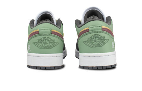 Jordan Air Jordan 1 Abrasion Resistant Abrasion Resistant Low top Vintage Basketball Shoes Unisex Ecru