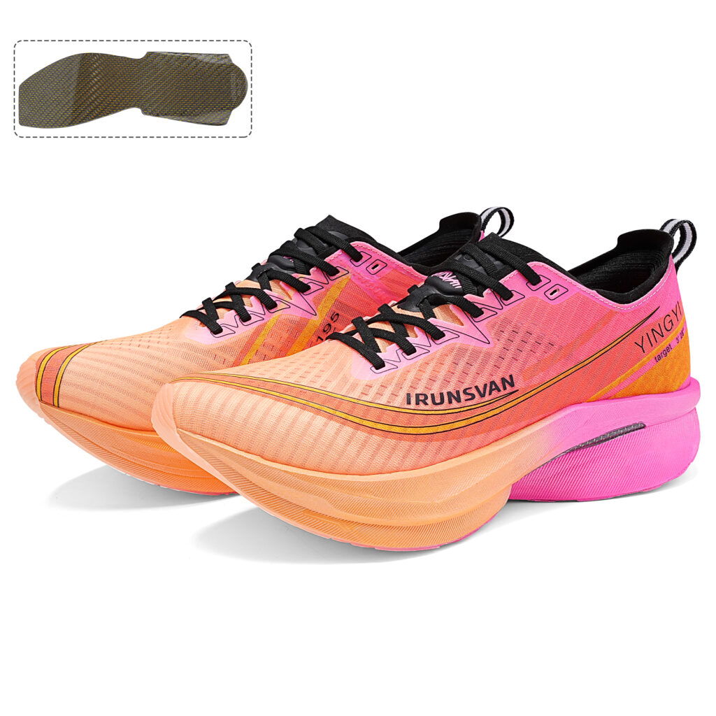 IRUNSVAN Low top Running Shoes Unisex Riding The Orange Wind