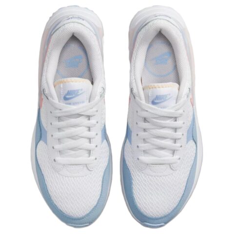 Nike Air Max System Low top Casual Running Shoes Women’s White Blue Pink