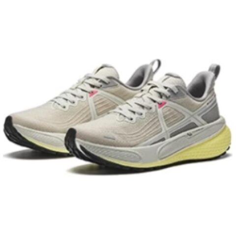 Anta Slip Resistant Abrasion Resistant Slip Resistant Abrasion Resistant Low top Running Shoes Women’s Beige Gray