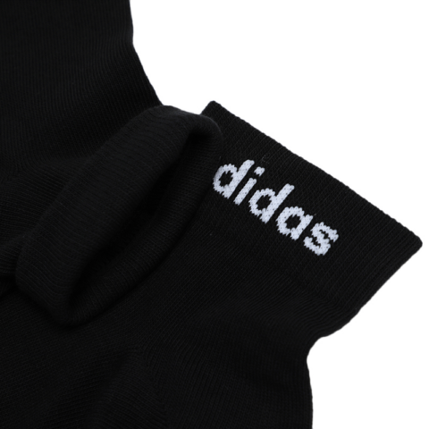Adidas Neo Ankle Socks Unisex 3 Pack Black Couple’s