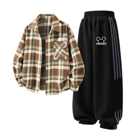 Disney Kids Casual Sportswear Lapel Moderate