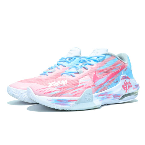 Nike Air Max Impact 4 Mesh Cushioning Breathable Mid top Basketball Shoes Men’s Blue Pink