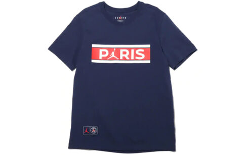 Jordan T Shirt Paris Saint Germain Men's Dark Blue