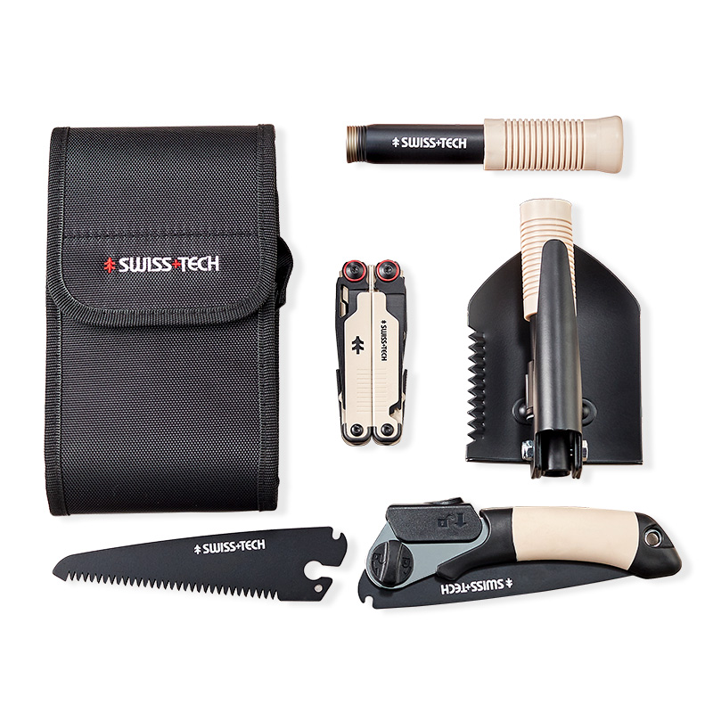 XIEFEIDE J0200072 Multi Tool Kits 3CR13 65MN A3 Steel Multifunction Outdoor Tool Set Unisex Home