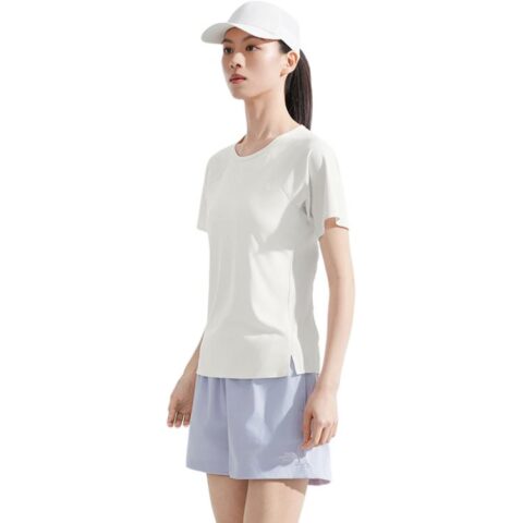 THE NORTH FACE SUN SMOOTH Quick Dry T Shirts Women’s QLI/Dune White
