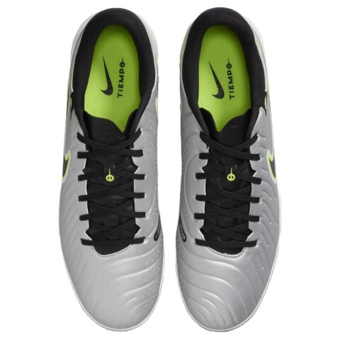 Nike Tiempo Legend 10 Academy Tf Metallic Silver Volt Black