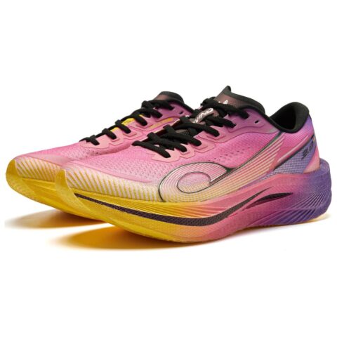 QIAODAN Strong Wind 3.0 PRO Running Shoes Women’s Low Top Fiery Pink/Enchanted Purple