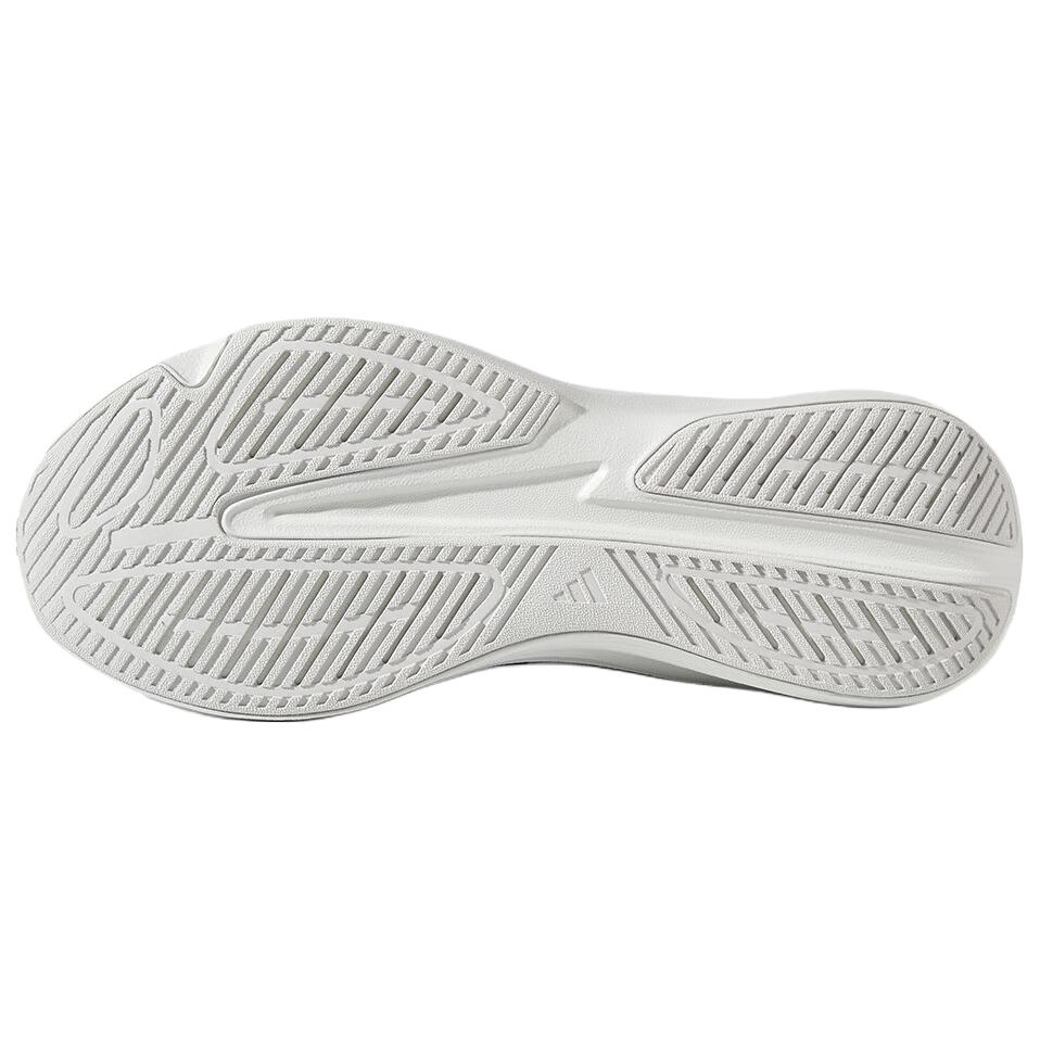 Adidas All Day Essential Cushioning Abrasion Resistant Breathable Rubber Casual Running Shoes Unisex White