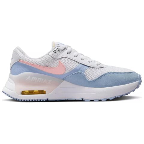 Nike Air Max System Low top Casual Running Shoes Women’s White Blue Pink