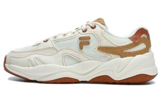 FILA FUSION Flash Sneakers 'White Brown' Women's