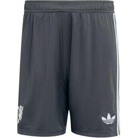 Adidas Originals SS24 Manchester United 24/25 Soccer Bottom Men's Carbon