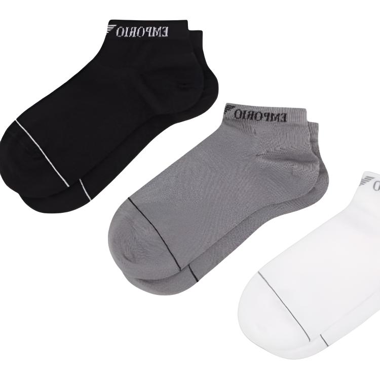 EMPORIO ARMANI Ankle Socks Men’s 3 Pack