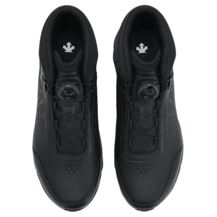 DESCENTE TRAINING Slip Resistant Abrasion Resistant Mid top Training Shoes Men’s Black