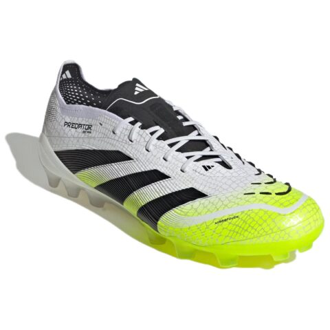 Adidas PREDATOR ELITE Abrasion Resistant Soccer Shoes Unisex White Yellow