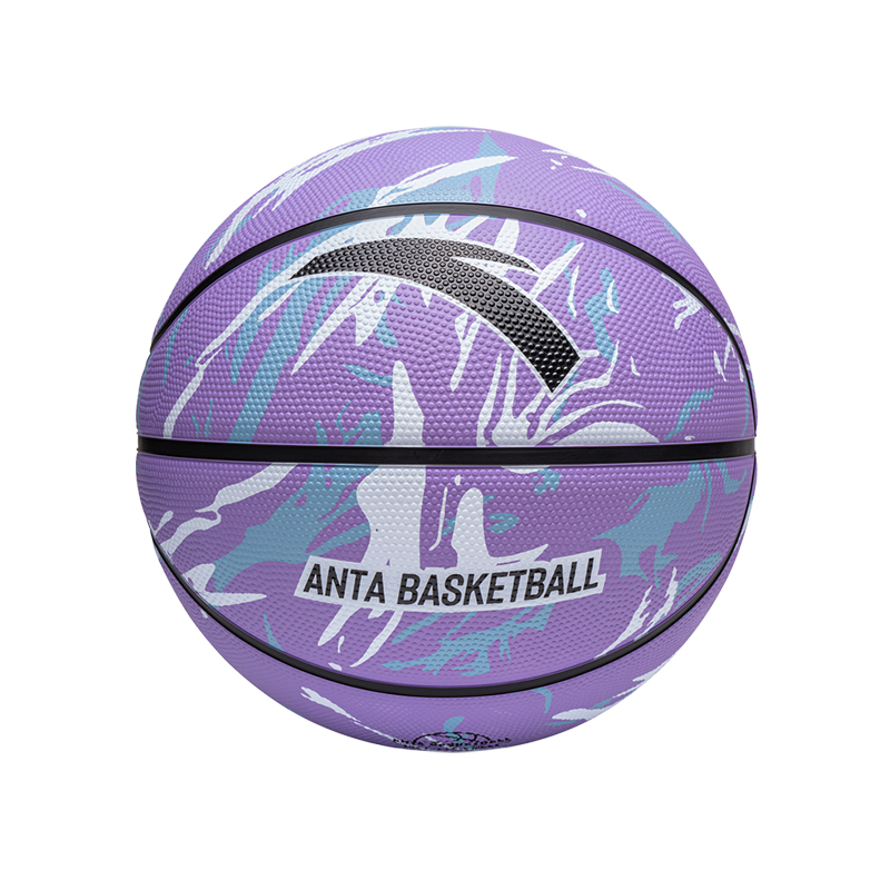 Anta Rubber Basketball Painted Purple Size 7/Size 5 Ball Street Training Competition Unisex China Mainland Version