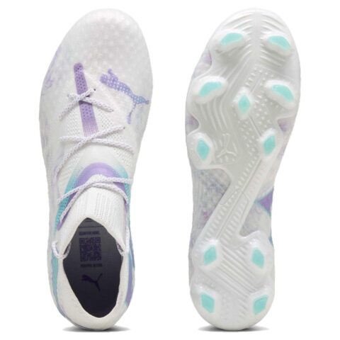 PUMA FUTURE 7 ULTIMATE Soccer Shoes Women’s Low Top White Purple Blue