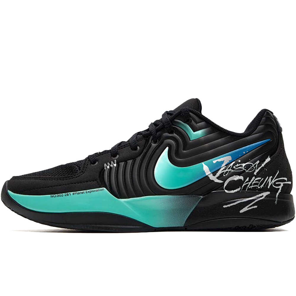 Nike Ja Morant 2 EP 2 Slip Resistant Abrasion Resistant Low top Basketball Shoes Men’s Black Blue White