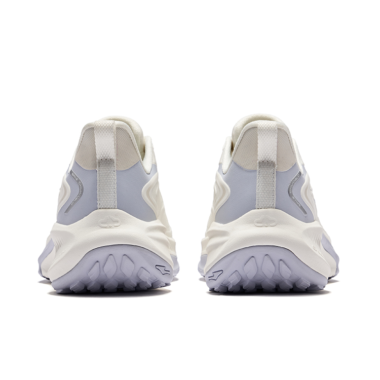 Erke Tissot 4 Running Shoes Women’s Low Top Microcrystal White Smoky Purple