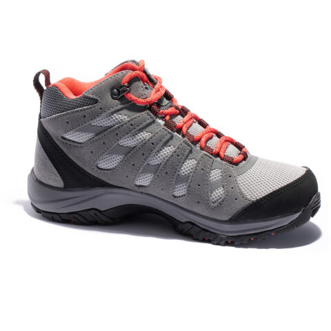 Columbia Slip Resistant Abrasion Resistant Cushioning Mid top Mountaineering Hiking Shoes Women’s Gray Orange