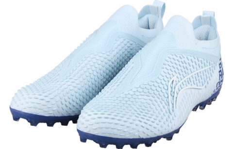 Li Ning MG Multi Ground Artificial Turf Cushioning Soccer Shoes Men’s Blue
