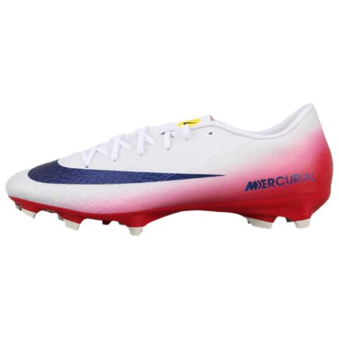 Nike Mercurial Vapor 16 Slip Resistant Abrasion Resistant Soccer Shoes Men's White Red
