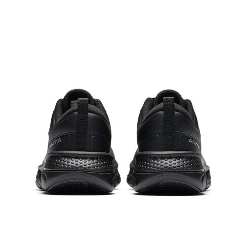 Anta Textile, Synthetic Leather Cushioning, Wear Resistant Low top Training Shoes Women’s Basic Black
