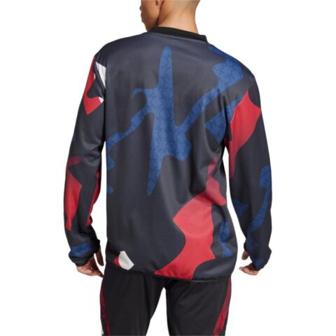 Adidas MUFC Soccer Jersey Men’s Black/Red/Jade White/Dark Indigo