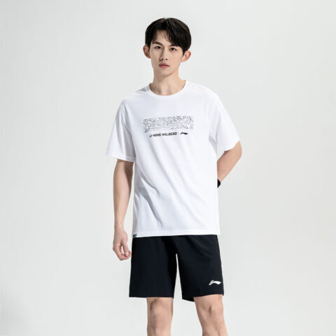 Li Ning Badminton Collection Casual Sportswear Unisex White Black