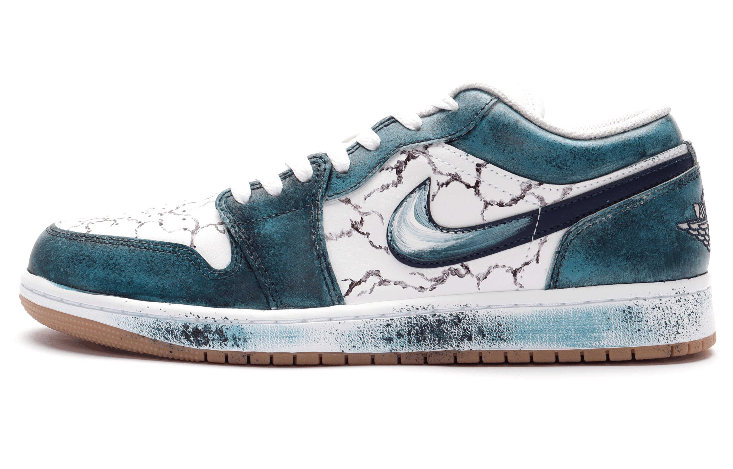 Jordan Air Jordan 1 Cushioning Abrasion Resistant Cushioning, Wear Resistant Low top Vintage Basketball Shoes Unisex