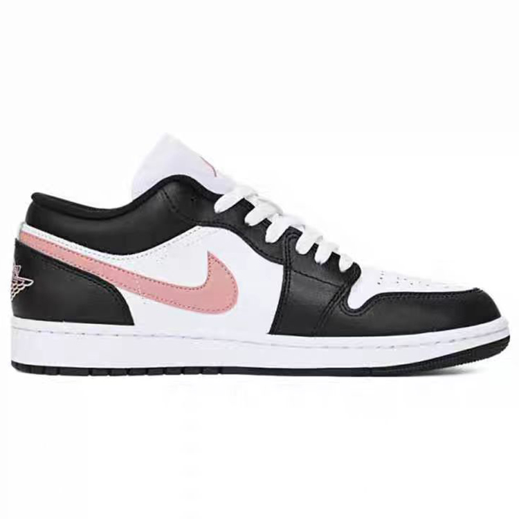 Jordan Air Jordan 1 Vintage Basketball Shoes Unisex Low Top Black/Rusty Pink/White