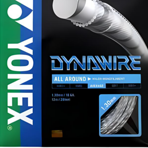 YONEX Tennis Racket Strings Nylon Unisex 12m White Silver