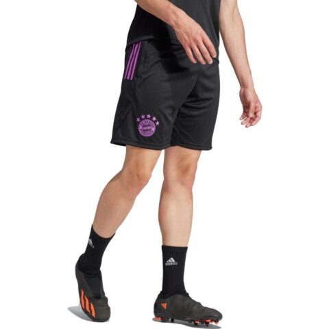 Adidas Bayern Munich Black Soccer Bottoms Men’s Black Moderate A Line