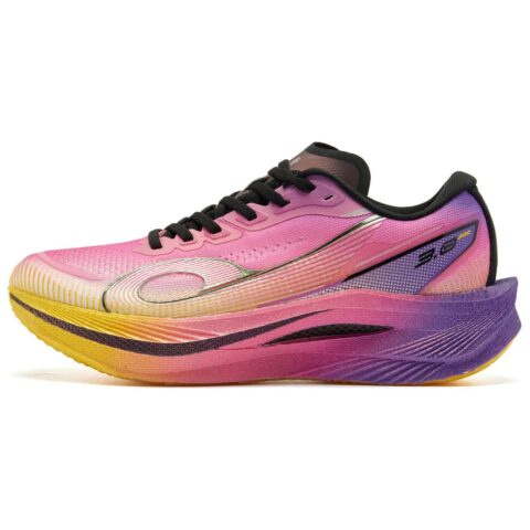 QIAODAN Strong Wind 3.0 PRO Running Shoes Women’s Low Top Fiery Pink/Enchanted Purple