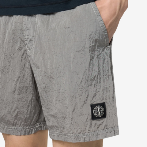 STONE ISLAND Crinkled Shorts