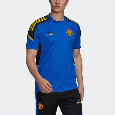 Adidas Manchester United Soccer Jerseys Men’s Blue Moderate