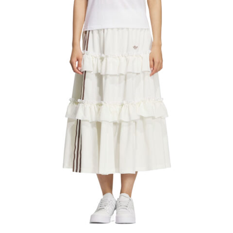 Adidas Originals Casual Long Skirt Women’s White