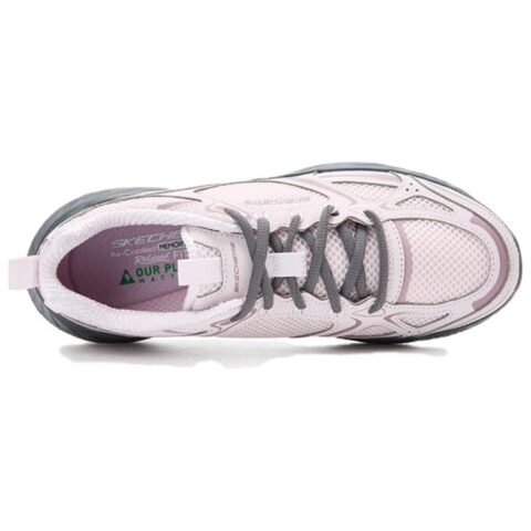 Skechers Edgeride Breathable And Lightweight Low top Running Shoes Women’s Pink Black