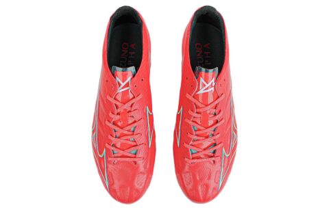 Mizuno Alpha AG Artificial Ground Slip Resistant Abrasion Resistant Soccer Shoes Men’s Red