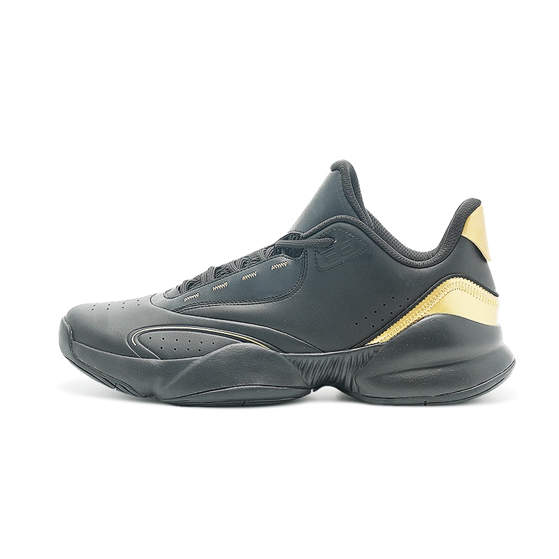QIAODAN Wending Cushioning Slip Resistant Abrasion Resistant Lightweight Rebound Low top Basketball Shoes Men’s