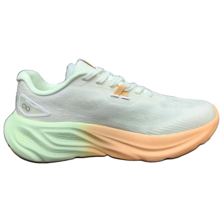 Erke Abrasion Resistant Breathable Low top Casual Running Shoes Unisex White Green