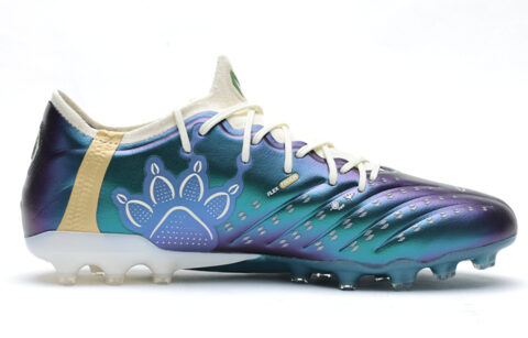 KELME Master 2.0 MG Multi Ground Cushioning Rebound Slip Resistant Mid Top Soccer Shoes Men’s Starry Sky Purple